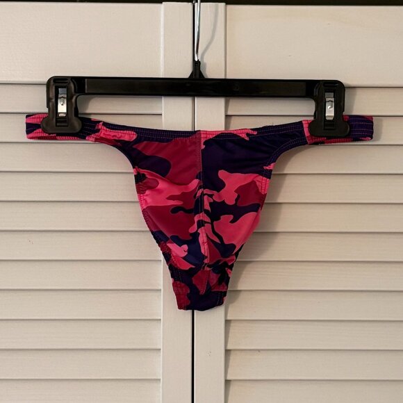 JJ Malibu Pink/Purple Camouflage Swimwear - Picture 5 of 10